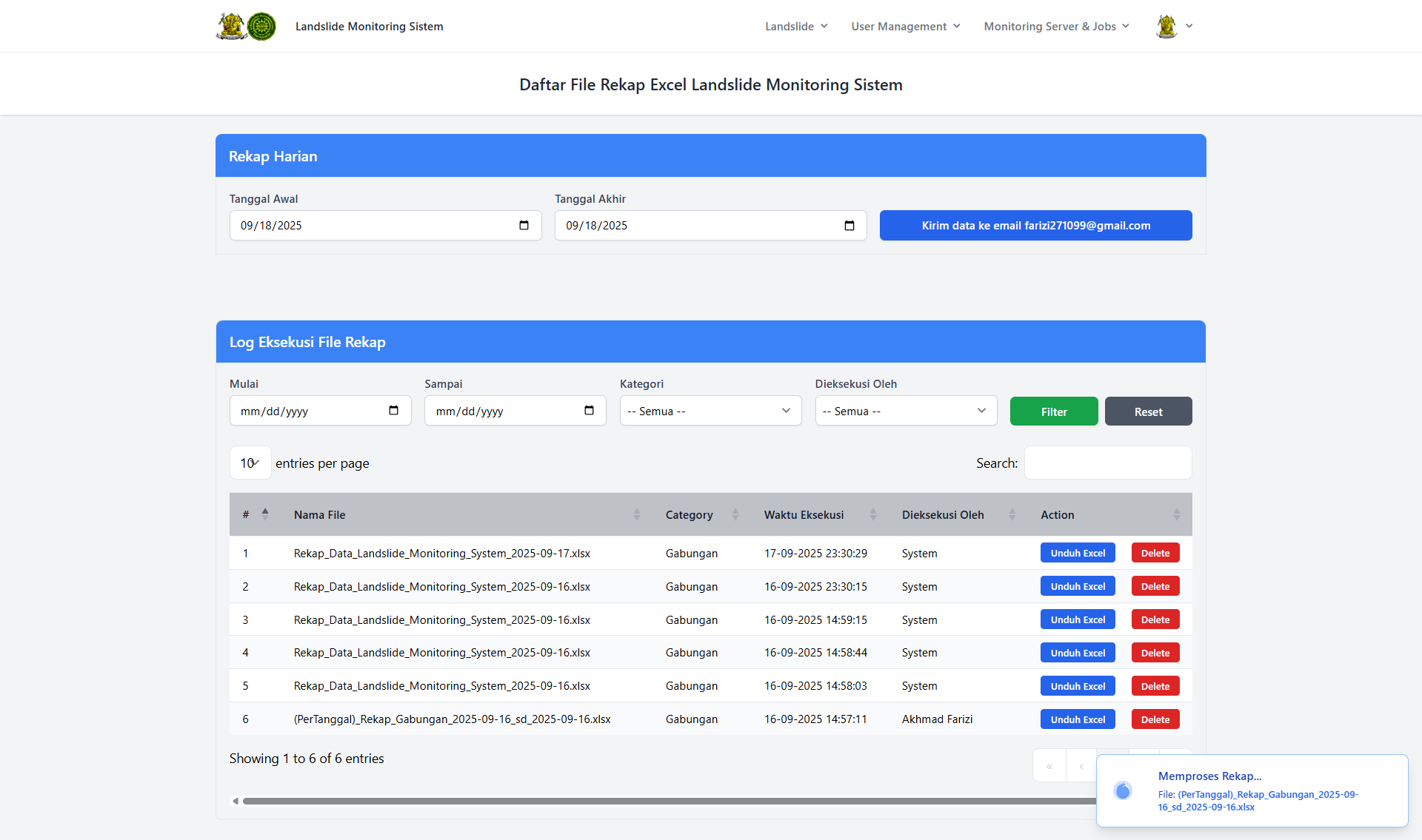 Landslide Monitoring System